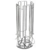 Koffie Cup/capsule Houder/dispenser Zilver Roterend 24 Cups - Koffiecuphouders