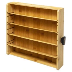 Koffie Cup/capsule Houder/dispenser Lade Bamboe Hout/metaal Zwart - Koffiecuphouders -Koffiedrank Winkel 3799350 209be4e9