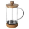 Secret De Gourmet French Press Cafetiere - Glas/bamboe - 600 Ml - Cafetiere