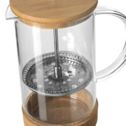 Secret De Gourmet French Press Cafetiere - Glas/bamboe - 600 Ml - Cafetiere -Koffiedrank Winkel 3802202 a212c5e4