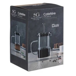 Secret De Gourmet French Press Cafetiere - Dubbelwandig Glas - 600 Ml - Cafetiere -Koffiedrank Winkel 3802203 23d4a11b