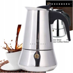 Edënbërg Classic Line - Percolator - Koffiemaker 6 Kops - Espresso Maker 300 ML