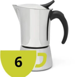 Leopold Vienna - Espressomaker Ancona 6-kops Glanzend 11 Leopold Vienna - Espressomaker Ancona 6-kops Glanzend -Koffiedrank Winkel 3936025 6cc51f8c