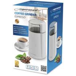 Esperanza Esperesso Elektrische Koffiemolen - Wit -Koffiedrank Winkel 3947030 5dc70016