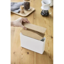 Yamazaki Coffee Filter Case Large - Tosca - White -Koffiedrank Winkel 3975032 2dd665e9