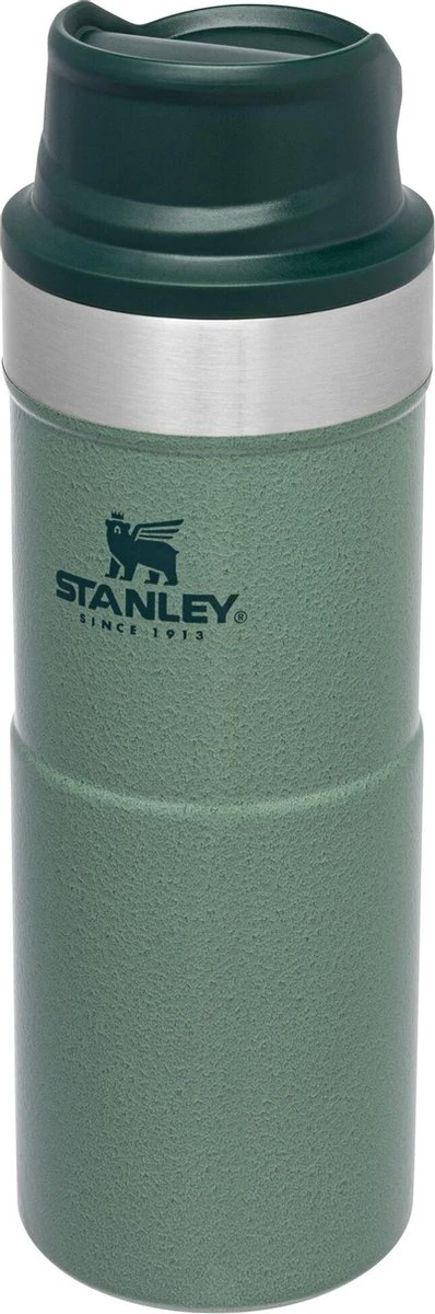 Stanley Trigger-Action Travel Mug 0.35L - Thermosfles - Hammertone Green 1 Stanley Trigger-Action Travel Mug 0.35L - Thermosfles - Hammertone Green