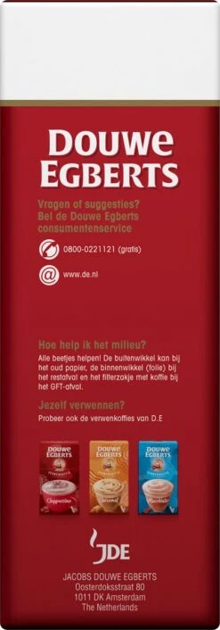 Douwe Egberts Aroma Rood Filterkoffie - 6 X 500 Gram -Koffiedrank Winkel 420x1200 2
