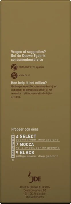 Douwe Egberts Excellent Filterkoffie - 6 X 500 Gram -Koffiedrank Winkel 420x1200 5