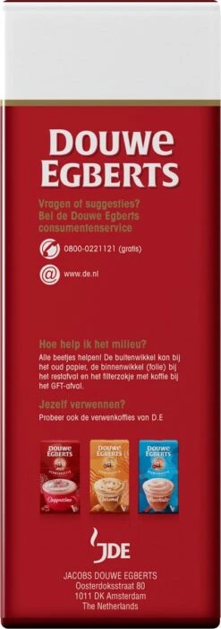 Douwe Egberts Aroma Rood Filterkoffie - Dubbelpak 6 X 1000 Gram -Koffiedrank Winkel 423x1200 1