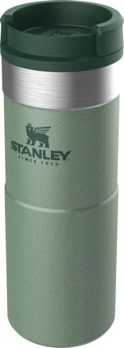 Stanley The NeverLeak™ Travel Mug 0,35L NEW - Thermosfles - Hammertone Green -Koffiedrank Winkel 430x1200 2