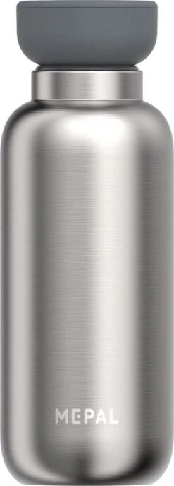 Mepal – Isoleerfles Ellipse 350 Ml – Houdt Je Drankje 9 Uur Warm En 12 Uur Koud – Natural Brushed – Geschikt Voor Bruiswater – Thermosfles – Lekdicht -Koffiedrank Winkel 430x1200 4