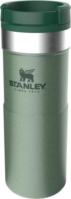 Stanley The NeverLeak™ Travel Mug 0,35L NEW - Thermosfles - Hammertone Green -Koffiedrank Winkel 432x1200 1