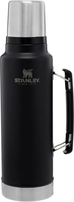 Stanley The Legendary Classic Bottle 1,00L - Thermosfles - Matte Black -Koffiedrank Winkel 439x1200 1