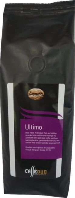 Proefpakket Koffiebonen - Caffè Duo - 5 X 250 Gram - Inclusief 100% Arabica Melanges -Koffiedrank Winkel 457x1200