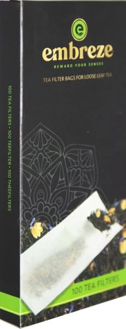 Embreze Theefilter Voor Losse Thee | 100% Chloorvrij | 100 Theefilters -Koffiedrank Winkel 461x1200