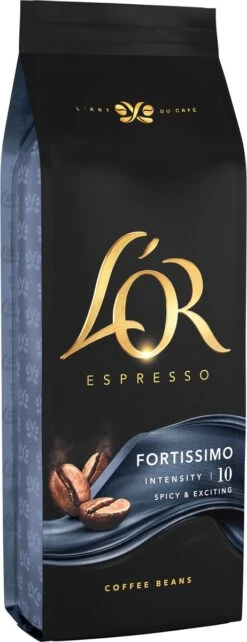 L'OR Espresso Fortissimo Koffiebonen (10) - 4 X 500 Gram -Koffiedrank Winkel 462x1200