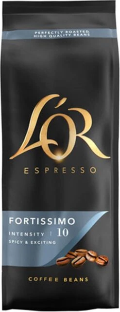 L'OR Espresso Fortissimo Koffiebonen (10) - 4 X 500 Gram -Koffiedrank Winkel 463x1200