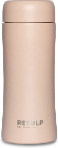 Retulp - Tumbler Thermosbeker – Champagne Pink – 300 Ml - Thermosfles - Roze -Koffiedrank Winkel 471x1200 3