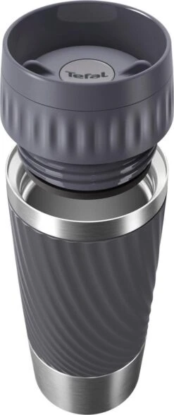 Tefal Travel Mug Easy Twist Thermobeker - Antraciet - 0,36 Liter -Koffiedrank Winkel 504x1200 2