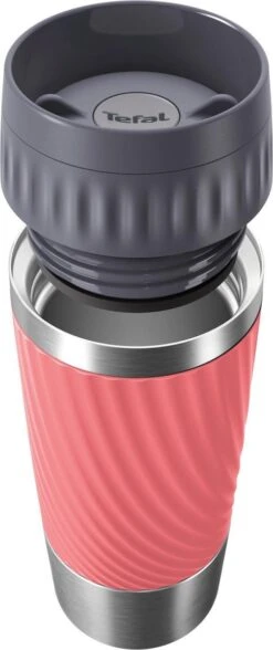Tefal Travel Mug Easy Twist Thermobeker - Koraalrood - 0,36 Liter -Koffiedrank Winkel 504x1200