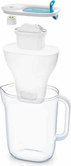 BRITA - Waterfilterkan Style Cool - Blauw - 2,4L + 3 MAXTRA+ Waterfilterpatronen -Koffiedrank Winkel 518x1200 2