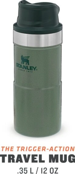 Stanley Trigger-Action Travel Mug 0.35L - Thermosfles - Hammertone Green 39 Stanley Trigger-Action Travel Mug 0.35L - Thermosfles - Hammertone Green -Koffiedrank Winkel 521x1200 1