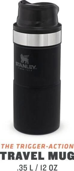 Stanley Trigger-Action Travel Mug 0.47L - Thermosfles - Matt Black 32 Stanley Trigger-Action Travel Mug 0.47L - Thermosfles - Matt Black -Koffiedrank Winkel 521x1200