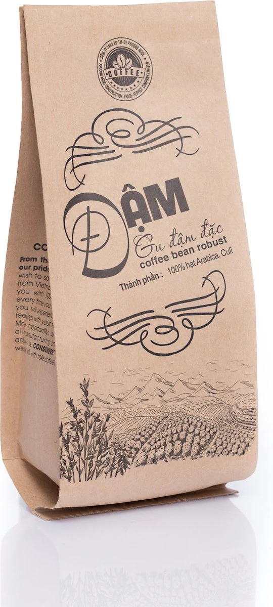 Vietnamese Dark Roast Koffiebonen 500g | 20% Arabica - 80% Robusta | DAM Koffie 5 Vietnamese Dark Roast Koffiebonen 500g | 20% Arabica - 80% Robusta | DAM Koffie - Afbeelding 5