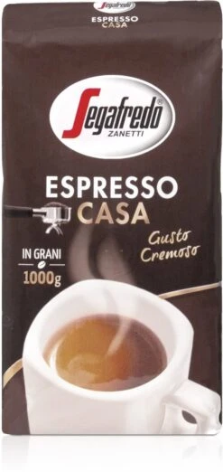 Segafredo Espresso Casa Koffiebonen - 1 Kg -Koffiedrank Winkel 568x1200 1