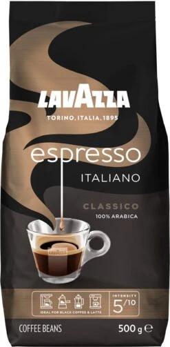 Lavazza Espresso Italiano Classico Koffiebonen - 500 Gram X4 -Koffiedrank Winkel 589x1200 3