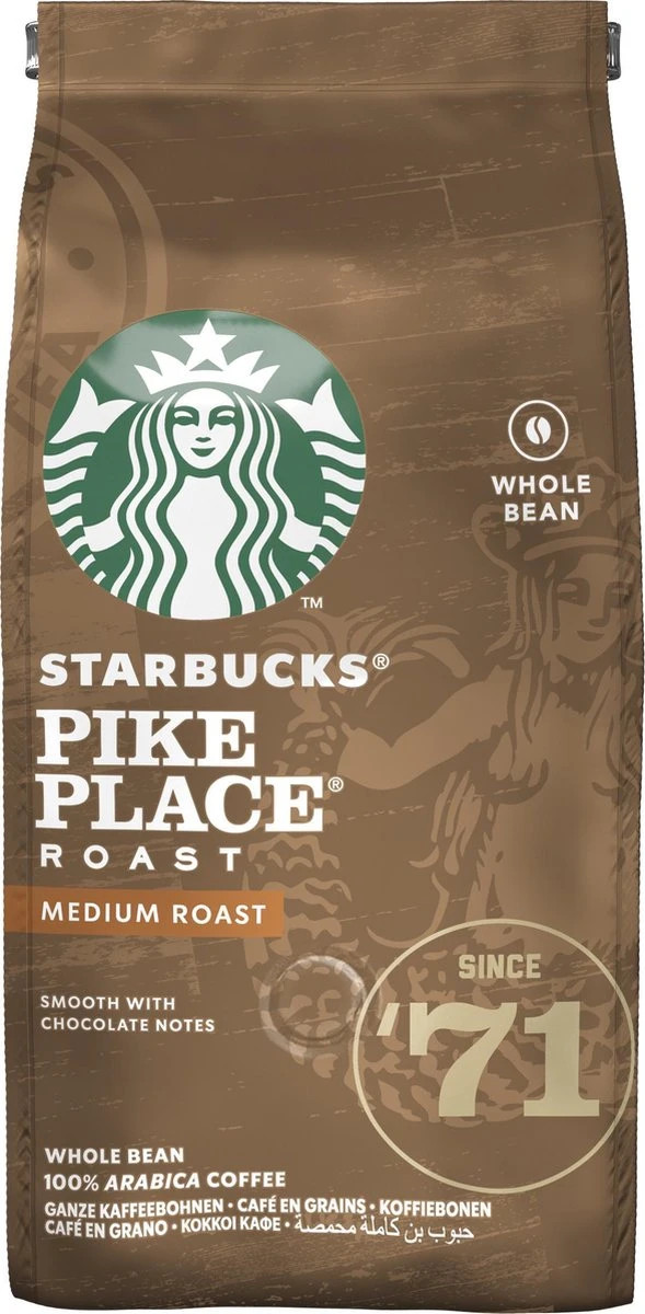 Starbucks® Pike Place® - Koffiebonen - 200 Gram 3 Starbucks® Pike Place® - Koffiebonen - 200 Gram - Afbeelding 3