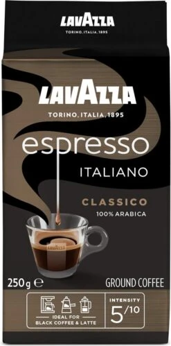 Lavazza Espresso Italiano Classico Gemalen / Filterkoffie - 8 X 250 Gram -Koffiedrank Winkel 594x1200 2