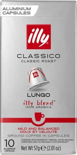 Illy Lungo Classico Koffiecups - Intensiteit 5/9 - 10 X 10 Capsules -Koffiedrank Winkel 601x1200 2