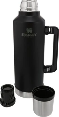 Stanley The Legendary Classic Bottle 2.3L Matte Black Pebble -Koffiedrank Winkel 605x1200