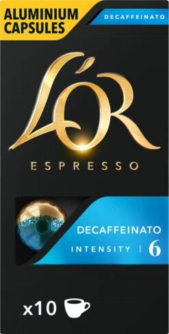 L'OR Espresso Decaffeinato Koffiecups - Intensiteit 6/12 - 10 X 10 Capsules -Koffiedrank Winkel 607x1200 11