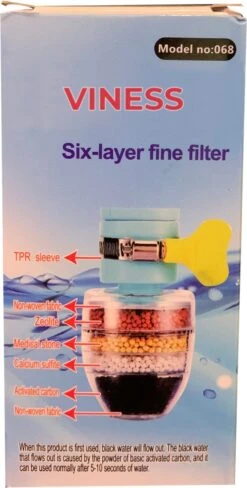 VINESS Waterfilter - Kraanfilter - Drinkwaterfilter - Waterzuivering - Waterbesparend - Duurzaam - Roze -Koffiedrank Winkel 608x1200