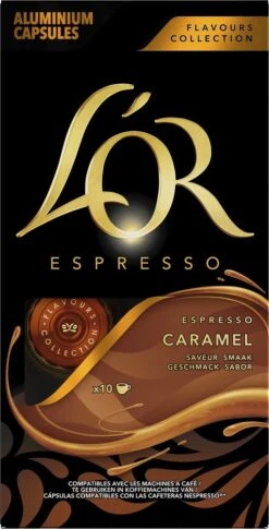 L'OR Espresso Caramel Koffiecups - 10 X 10 Capsules -Koffiedrank Winkel 611x1200 5
