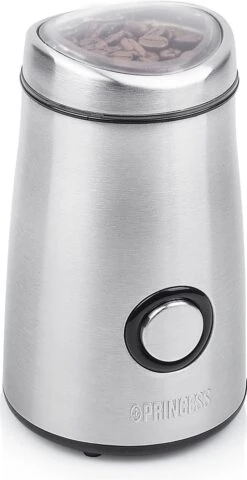 Princess Coffee Grinder Stainless Steel Deluxe 01.242196.01.001 -Koffiedrank Winkel 617x1200 1