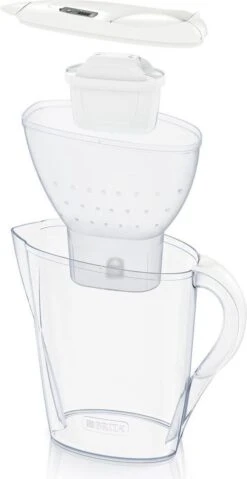 BRITA - Waterfilterkan Marella Cool - Wit - 2,4L + 12 MAXTRA+ Waterfilterpatronen -Koffiedrank Winkel 619x1200
