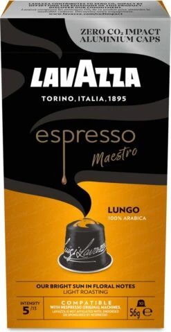 LAVAZZA Lungo 100 Stuks -Koffiedrank Winkel 619x1200 4
