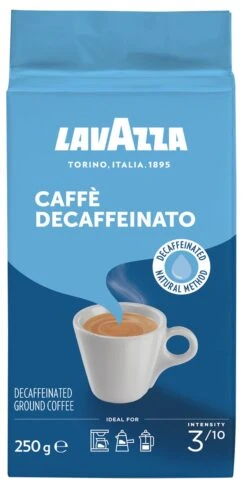 Lavazza Caffe Decaffeinato Filterkoffie - 250 Gram X8 -Koffiedrank Winkel 619x1200 7