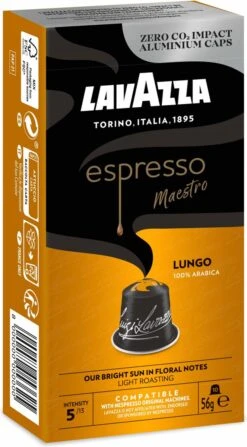 Lavazza Espresso Lungo - Aluminium Nespresso Capsules - 10 Stuks -Koffiedrank Winkel 663x1200 4