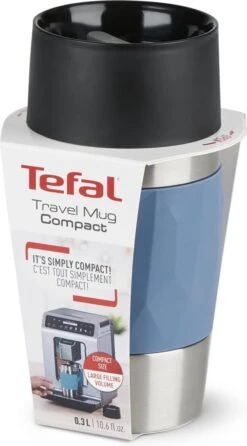 Tefal Compact Travel Mug Compact Thermosfles - 0,3 L - Blauw 18 Tefal Compact Travel Mug Compact Thermosfles - 0,3 L - Blauw -Koffiedrank Winkel 664x1200