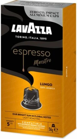Lavazza Espresso Lungo - Aluminium Nespresso Capsules - 10 Stuks -Koffiedrank Winkel 664x1200 6