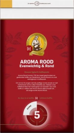 Douwe Egberts Aroma Rood Koffiepads - 4 X 54 Pads -Koffiedrank Winkel 672x1200