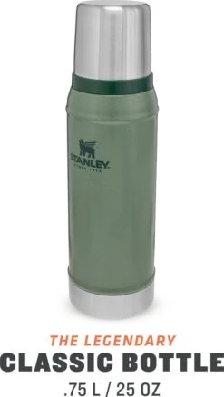Stanley The Legendary Classic Bottle 0,75L - Thermosfles - Hammertone Green -Koffiedrank Winkel 677x1200 1