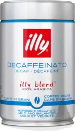 Illy Cafeïnevrij Koffiebonen - 250 Gram -Koffiedrank Winkel 690x1200 1