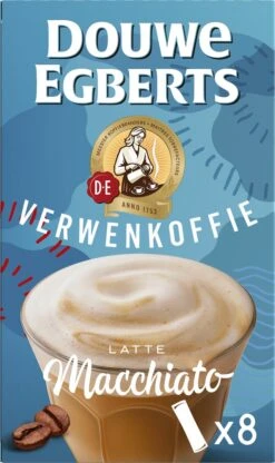 Douwe Egberts Verwenkoffie Latte Macchiato Oploskoffie - 5 X 8 Zakjes -Koffiedrank Winkel 713x1200 4