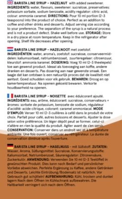 Fitcy | Koffiesiroop | Hazelnoot | Barista Syrup | Zero | Vegan | Vetvrij | Suikervrij | Keto-vriendelijk | Koffie | Siroop | MET DOSEERPOMP | 1L -Koffiedrank Winkel 739x1200 2
