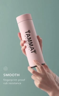 Slimme Thermosfles Met LCD Temperatuur Display - Curver Isolatiefles 500 ML - Rubber Coating - Dubbelwandige Thermosfles - Thermosbeker - Isoleerfles - Thermoskan - Travel Mug - Bidon Drinkfles - Koffiebeker - Drinkflessen - RVS - Smart Thermos -Koffiedrank Winkel 741x1200